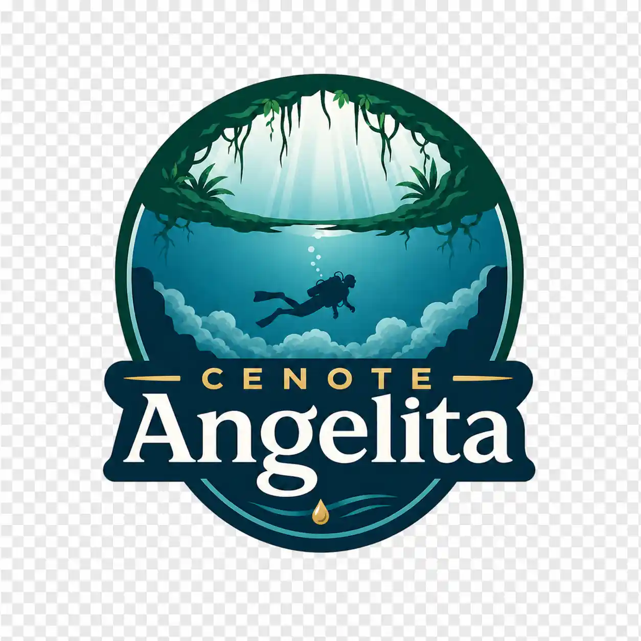 Cenote Angelita logo